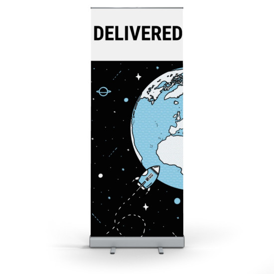Budget Roll Up Banner (0.6m x 2m)