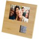 Sasa bamboo photo frame with thermometer