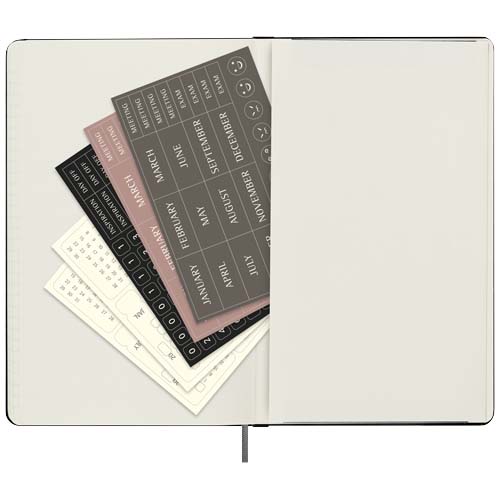 Moleskine hard cover undated L weekly planner Moleskine hard cover undated L weekly planner