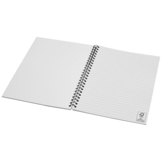 Desk-Mate® A5 recycled colour spiral notebook