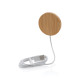 10W bamboo magnetic wireless charger
