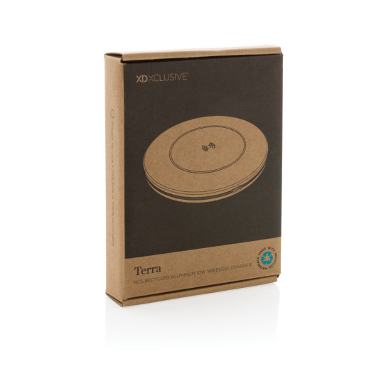 Terra RCS recycled aluminium 10W wireless charger