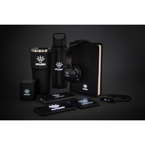 Light up logo tumbler