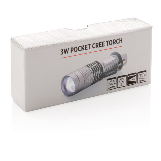3W pocket CREE torch