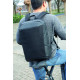 Madrid anti-theft RFID USB laptop backpack PVC free