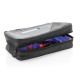 Portable UV-C steriliser pouch with integrated battery